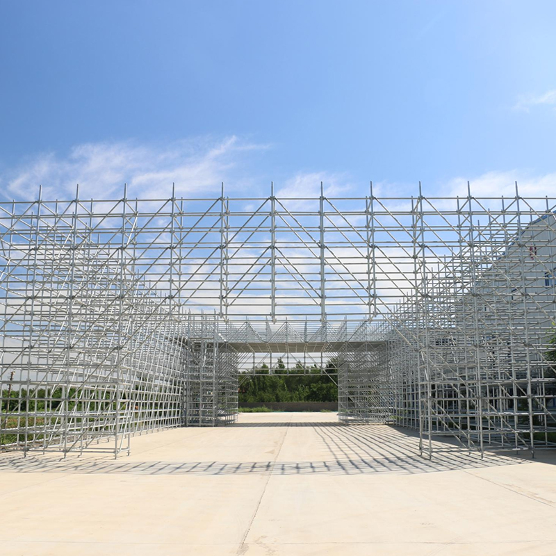 Применение системы строительных лесов Ringlock