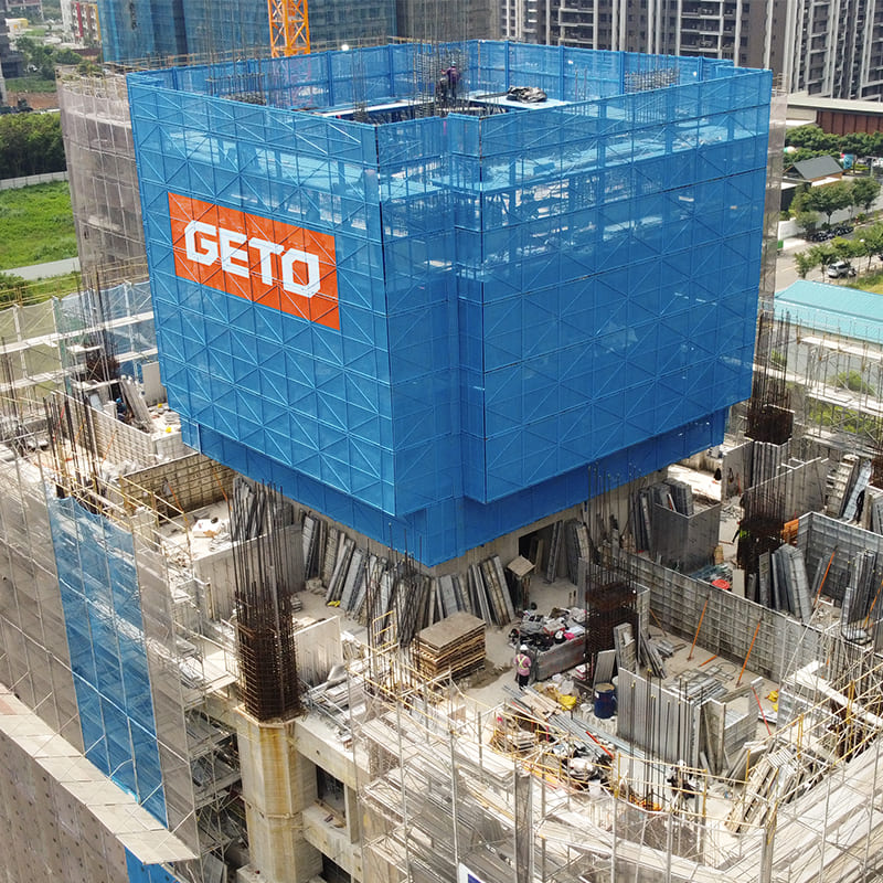 Автоматическая гидравлическая система подъемной опалубки GETO